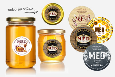 Etikety na med guľaté Ø 45mm