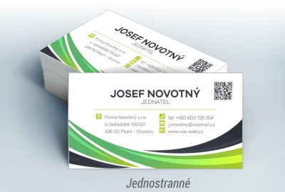 Vizitky firemné jednostranné