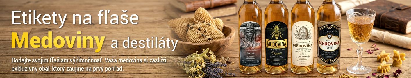 Etikety na medovinu