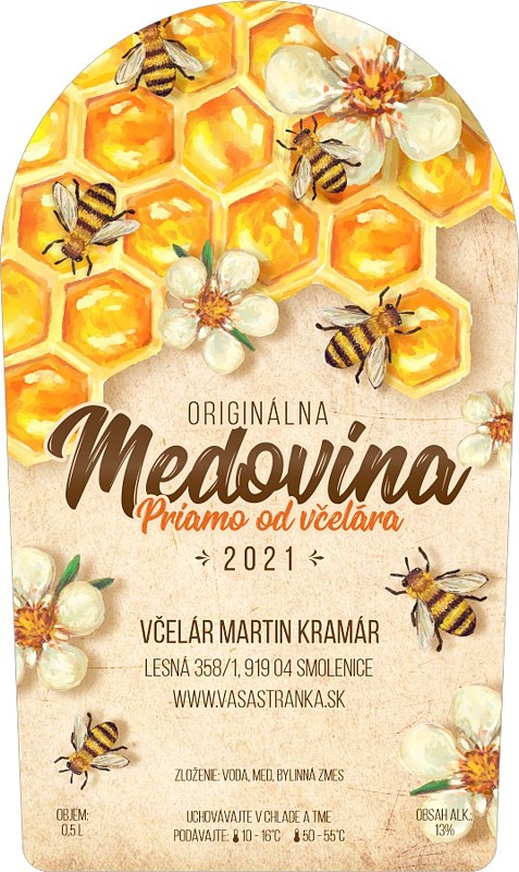 Etiketa na medovinu em-114x68 - 90 em-114x68-90