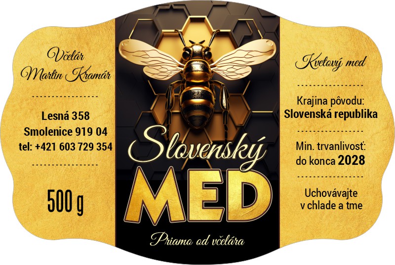 Etiketa na med - emdv- 11 emdv-11