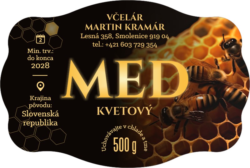 Etiketa na med - emdv- 17 emdv-17