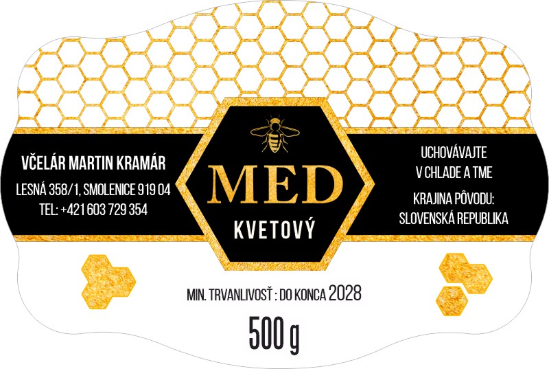 Etiketa na med - emdv- 29 emdv-29