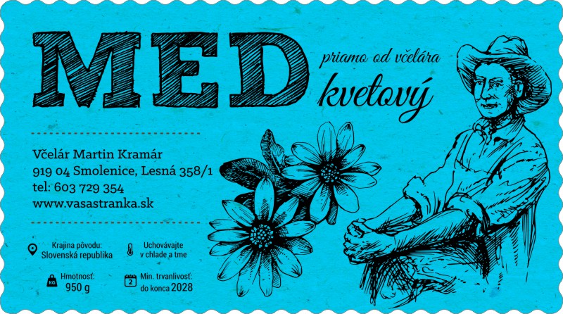 Etiketa na med - emmz- 110 emmz-110