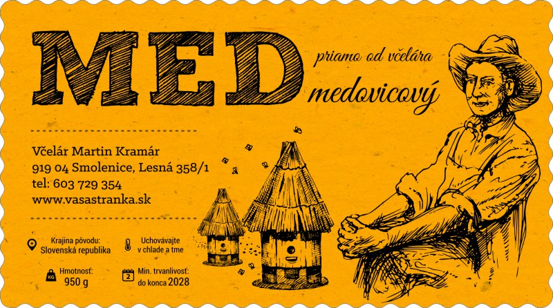 Etiketa na med - emmz- 111 emmz-111