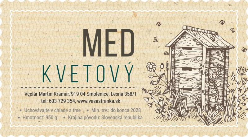 Etiketa na med - emmz- 2 emmz-2