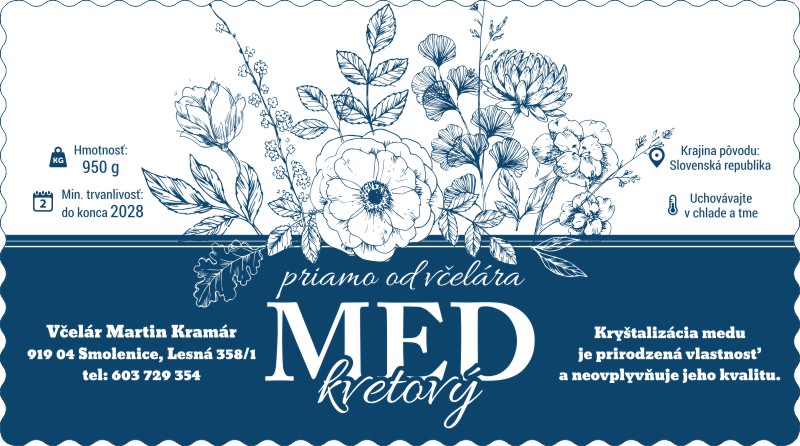 Etiketa na med - emmz- 24 emmz-24