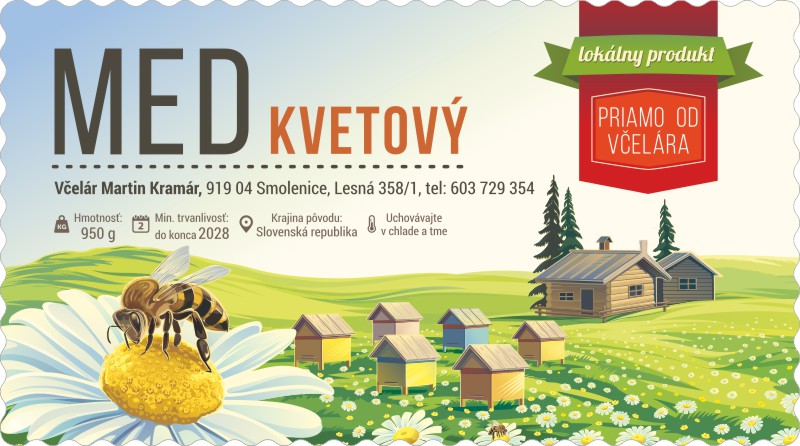 Etiketa na med - emmz- 25 emmz-25