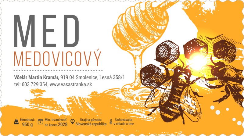 Etiketa na med - emmz- 26 emmz-26