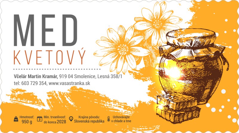 Etiketa na med - emmz- 28 emmz-28