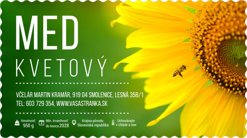 Etiketa na med - emmz- 39 emmz-39