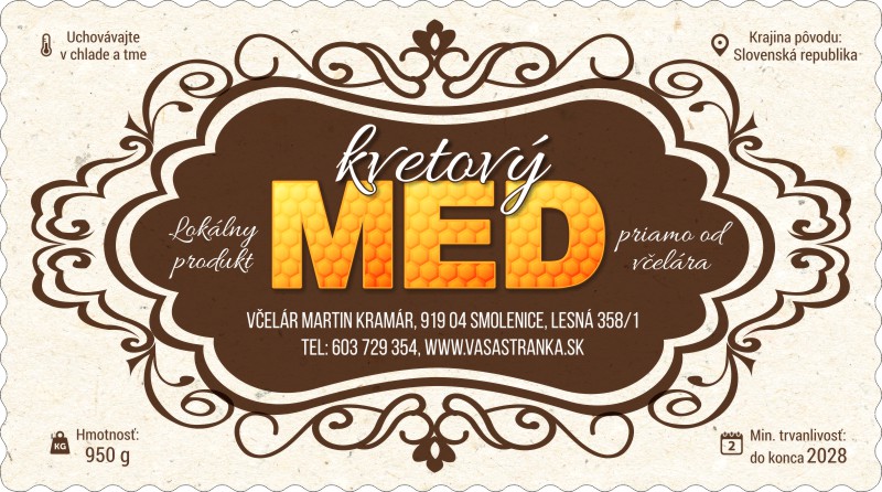 Etiketa na med - emmz- 74 emmz-74