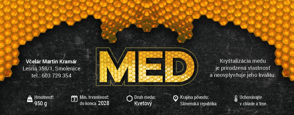 Etiketa na med - emn- 30 emn-30