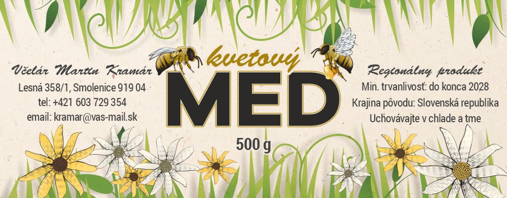 Etiketa na med - emn- 58 emn-58