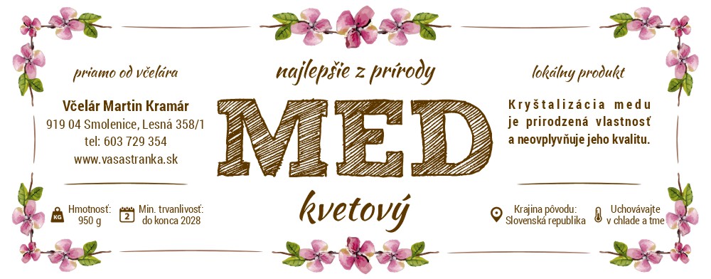 Etiketa na med - emn- 6 emn-6