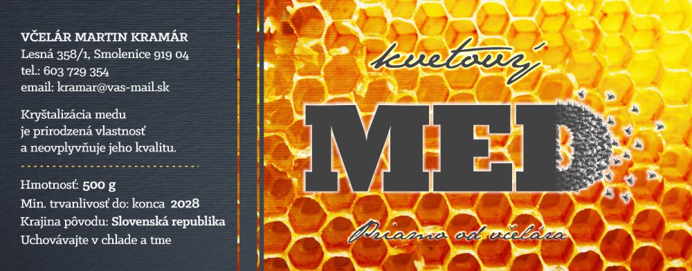 Etiketa na med - emn- 60 emn-60