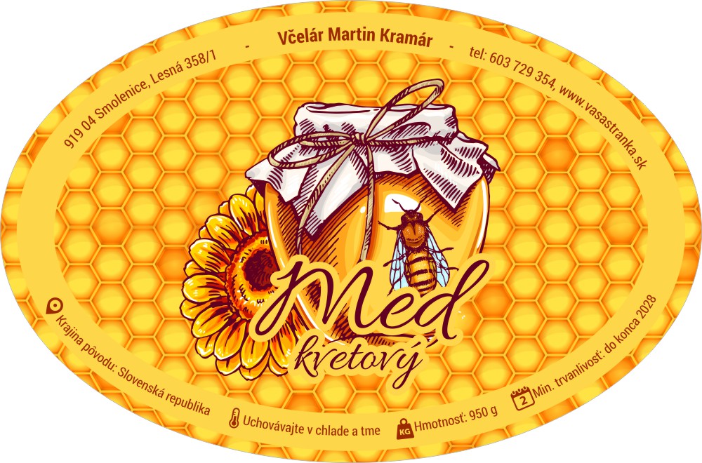 Etiketa na med - emol- 31 emol-94x62-31