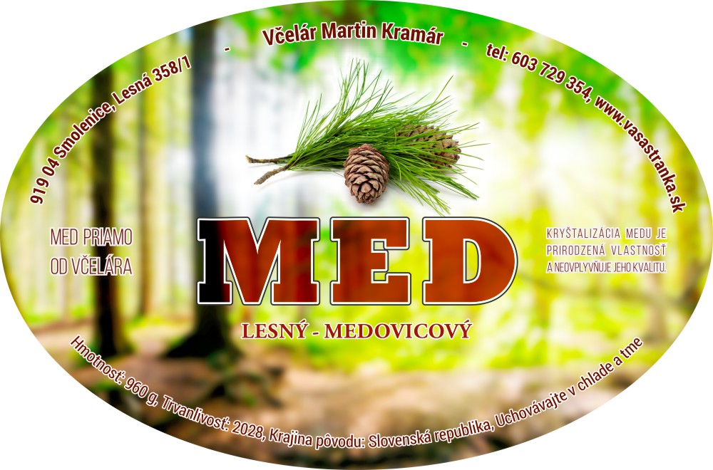 Etiketa na med - emol- 8 emol-94x62-8