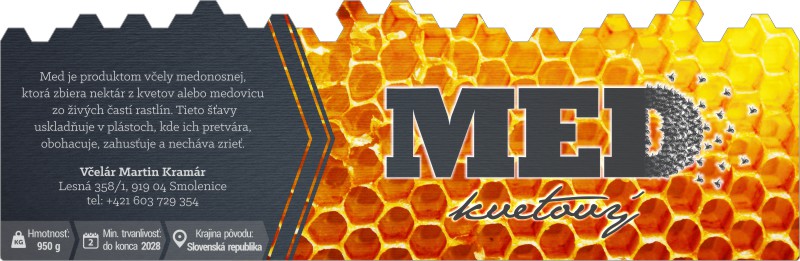 Etiketa na med - EMVP - 5 emvp-5