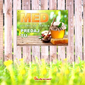 Ceduľa predaj medu - 300x210mm - CDM 19