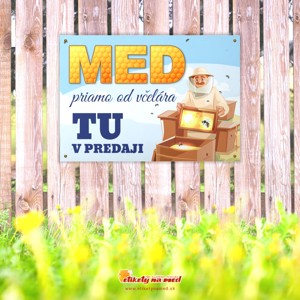 Ceduľa predaj medu - 300x210mm - CDM 20