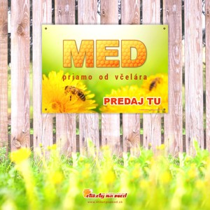 Ceduľa predaj medu - 300x210mm - CDM 3