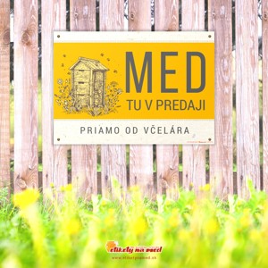 Ceduľa predaj medu - 300x210mm - CDM 35