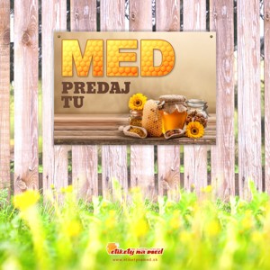 Ceduľa predaj medu - 300x210mm - CDM 9