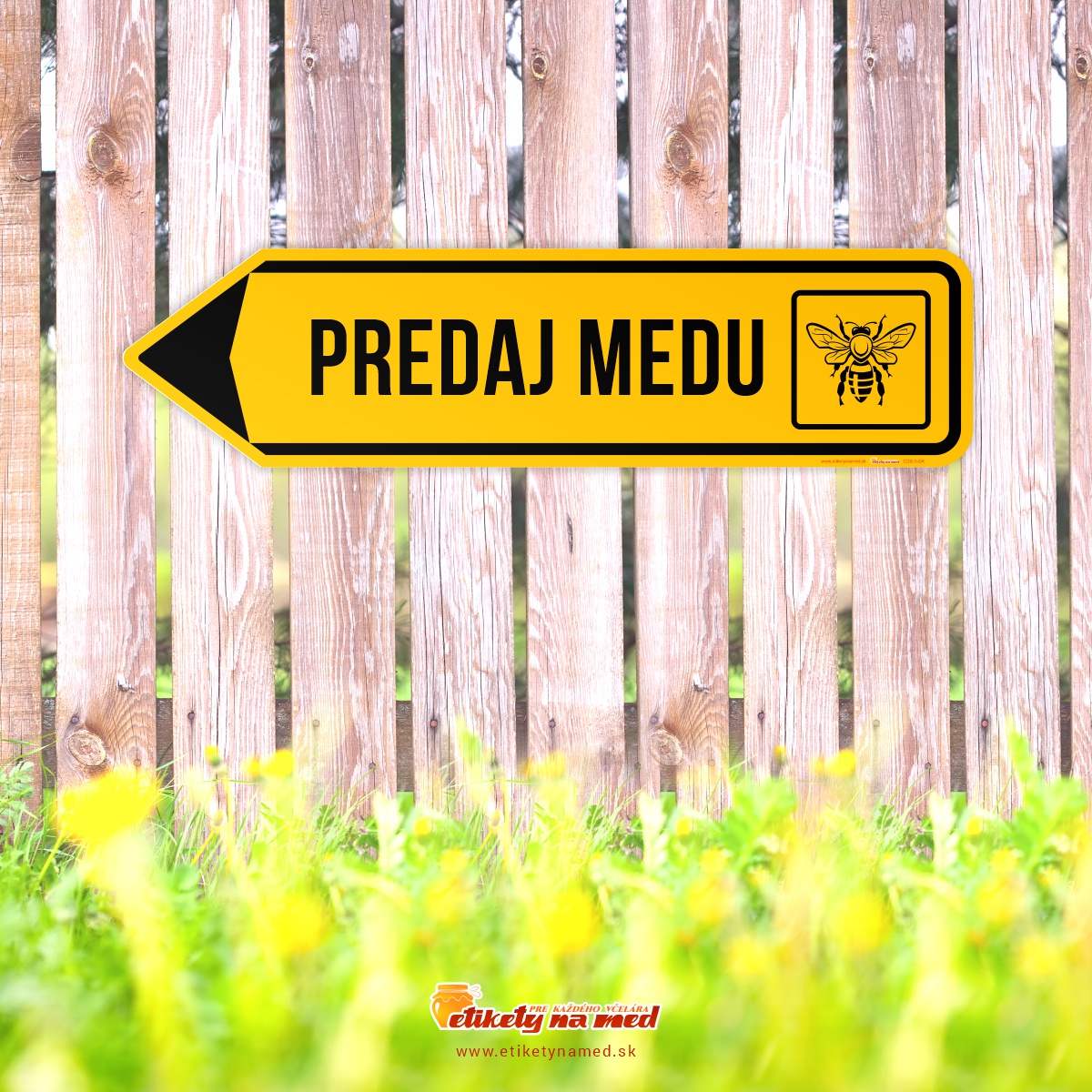Cedule predaj medu - 420x130mm - CDS3