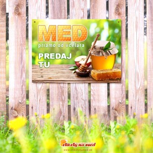 Cedule predaj medu - 420x300mm - CD19
