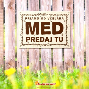 Cedule predaj medu - 420x300mm - CD25