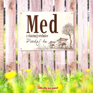 Cedule predaj medu - 420x300mm - CD47