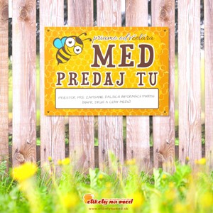Cedule predaj medu - 420x300mm - CD5