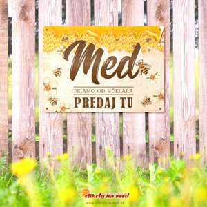 Cedule predaj medu - 420x300mm - CD51