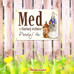 Cedule predaj medu - 420x300mm - CD52