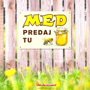 Cedule predaj medu - 420x300mm - CD6