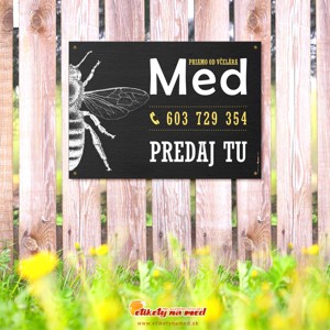 Cedule predaj medu - 420x300mm - CD 67