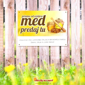 Cedule predaj medu - 420x300mm - CD7