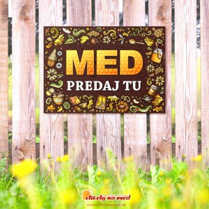 Cedule predaj medu - 420x300mm - CD 70