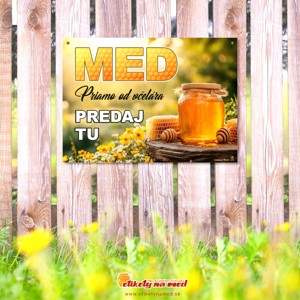 Cedule predaj medu - 420x300mm - CD77