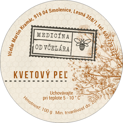 Etiketa na peľ - 45mm-emk-28