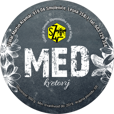 Etiketa na med - 60emk-24