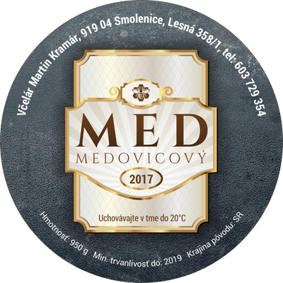 Etiketa na med - 60emk-29