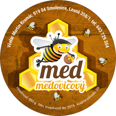 Etiketa na med - 60emk-31