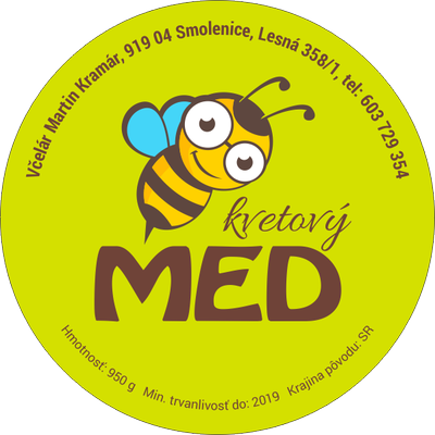 Etiketa na med - 60emk-41