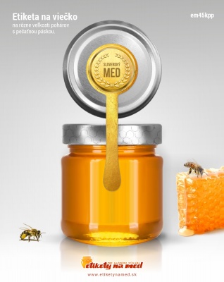 Etiketa na med - em45kpp- 74