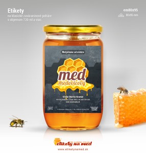Etiketa na med - em80x95-1