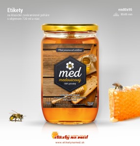 Etiketa na med - em80x95-4