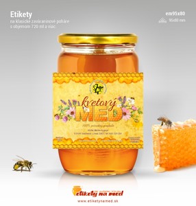 Etiketa na med - em95x80-15