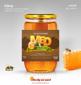 Etiketa na med - em95x80-16